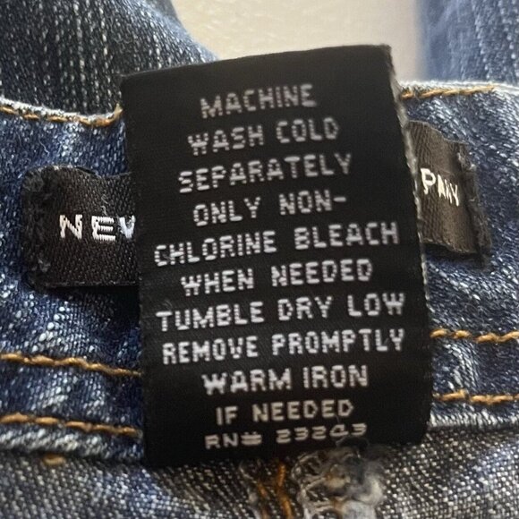 New York & Company Jeans Womens Size 16 Cuffed Denim High Rise - Picture 8 of 8